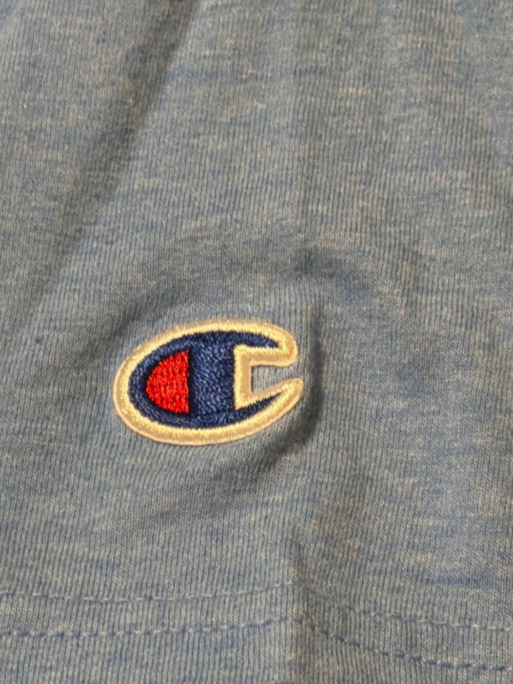 Champion Utah Hockey Club Front Graphic T Shirt Heather Blue NHL Logo Sz M - Picture 3 of 4